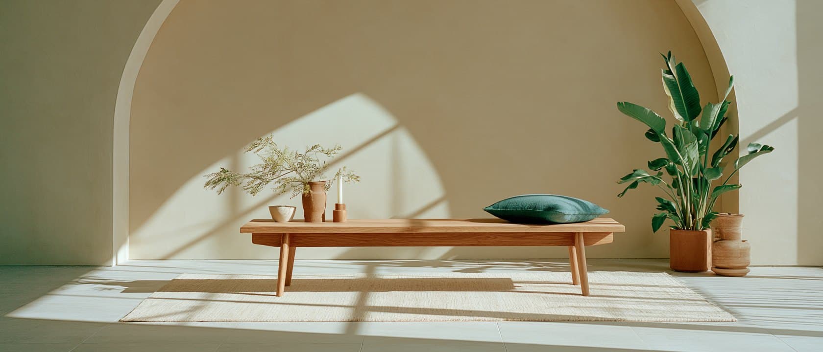 Sala amplia con luz natural